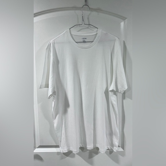 J.Crew Men’s Washed Cotton White Crewneck T-Shirt Size Large NWT Classic Fit - Picture 5 of 10